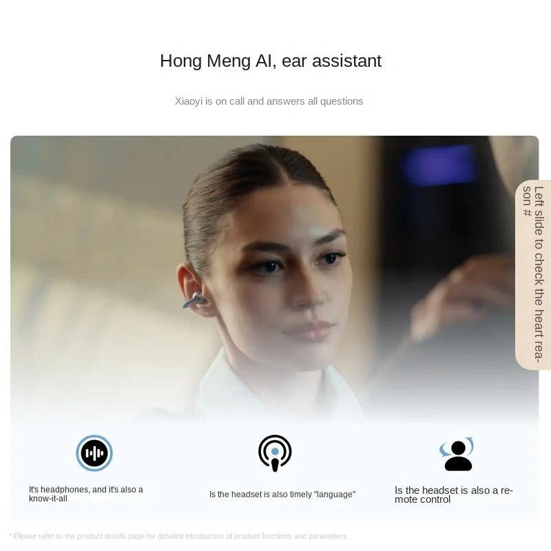 HUAWEI FreeClip 2 Earclip Headphones Airy C-bridge Design  Adaptive Open-ear Listening Crystal-clear Calls