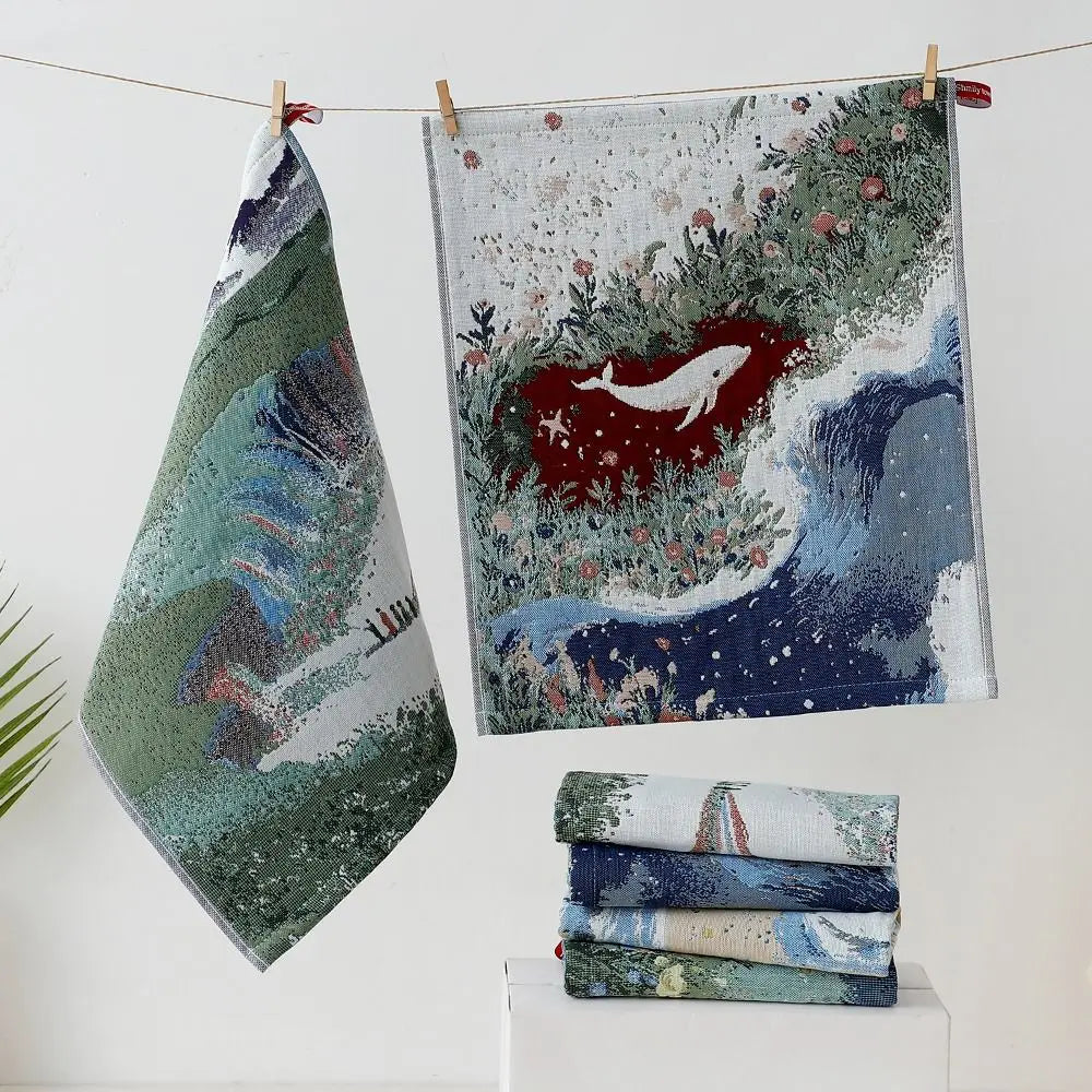 Cute 34x40cm Large Hand Towel 4 Layer Cotton Gauze Decorative Kitchen Towel Quick Dry Tea Towel Children Kids
