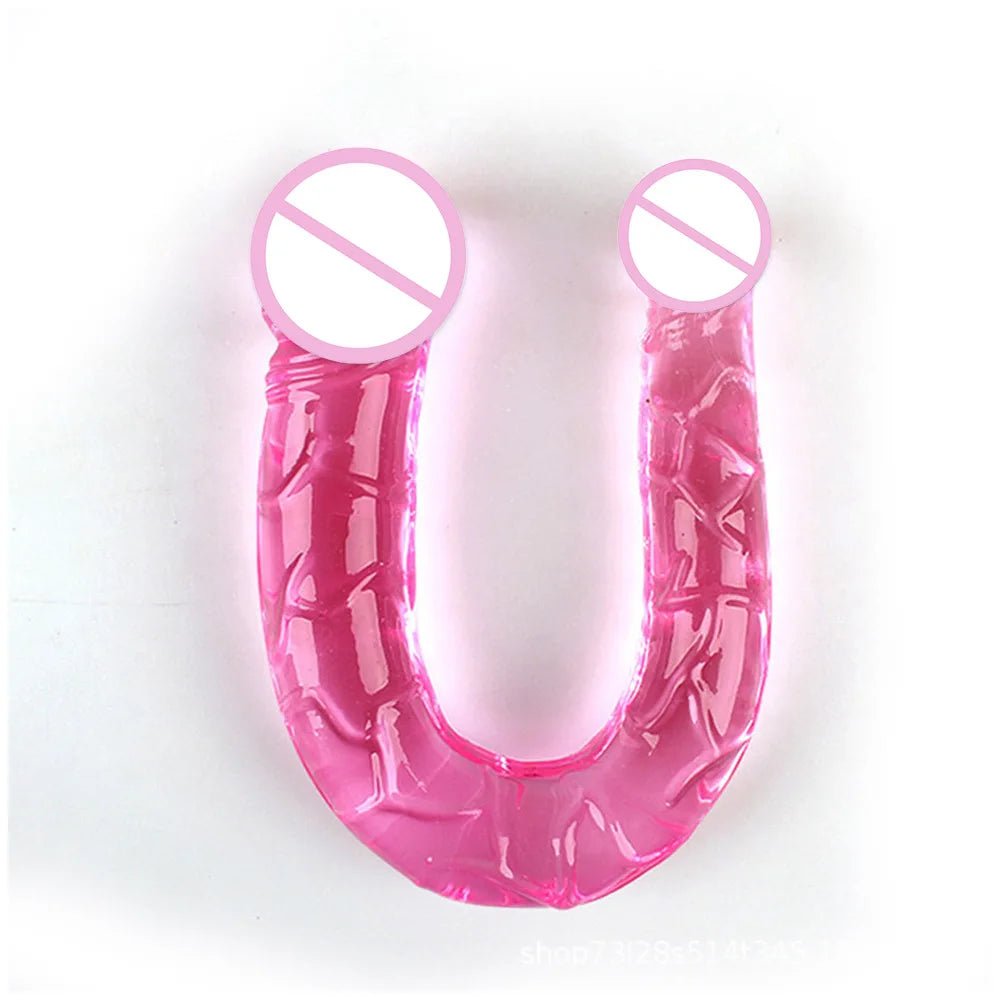 Dildo Sex Toys For Woman Vagina and Anus Realistic Penis Masturbators For Women Two Double Headed Dildos Adult Sex Toy For Women
