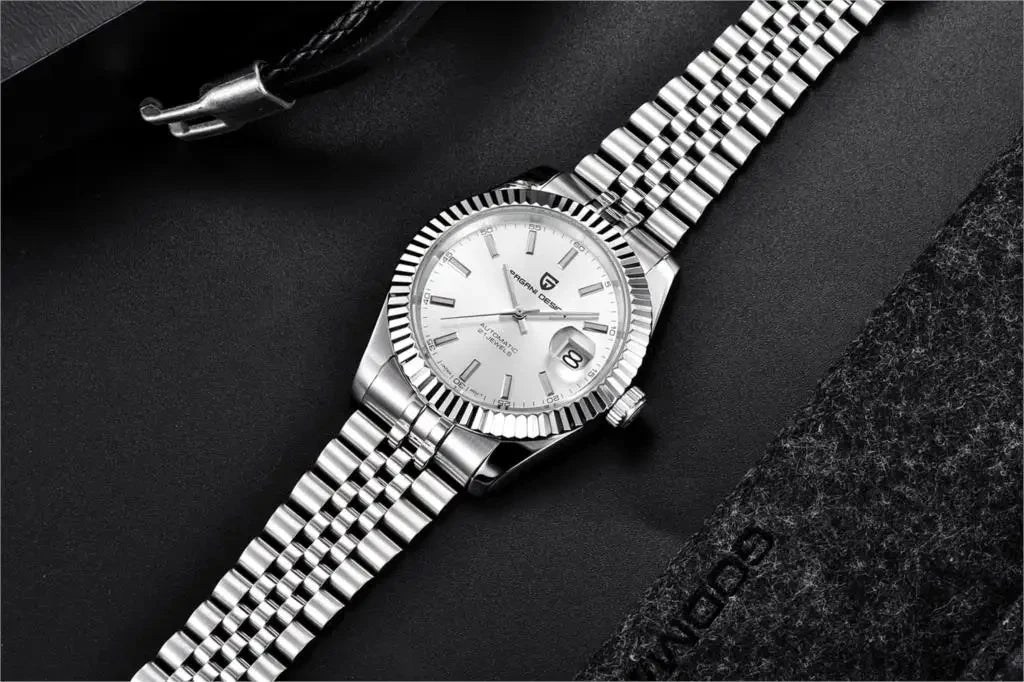 PAGANI DESIGN 2026 Mens Automatic Watch Japan NH35A/8215 Movement 42mm Stainless Steel Sapphire Glass 100M Waterproof Business