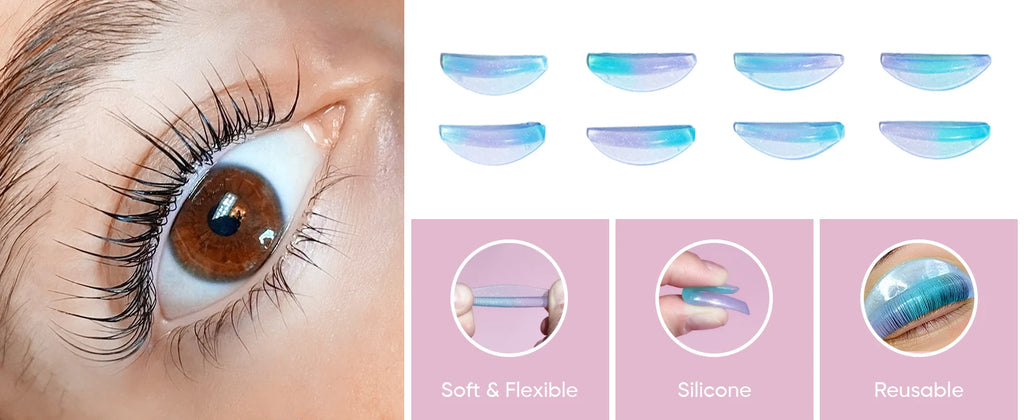 PERMANIA Nova Paleta de Pestanas Silicone Pestanas Rod Shield Pestanas Enrolador Pestanas Adesivo Lash Lift Pad Maquilhagem Ferramentas de Lifting de Pestanas