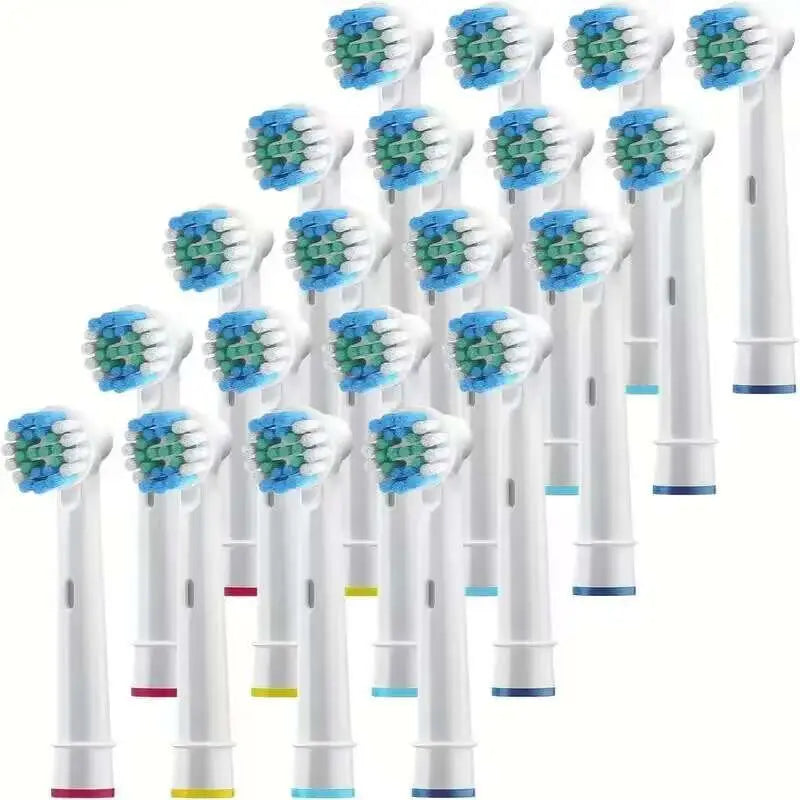 4 toothbrush heads, compatible with Braun Oral-B electric toothbrush, replacement brush heads for Vitality Pro 1000 2000