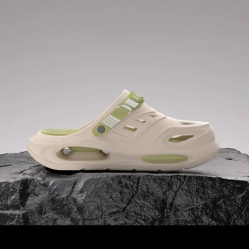 2026 Men's And Women's Cave Shoes Fashion Breathable Sandals With Removable Insoles Non-slip Cushioned Thickened Soft Slippers