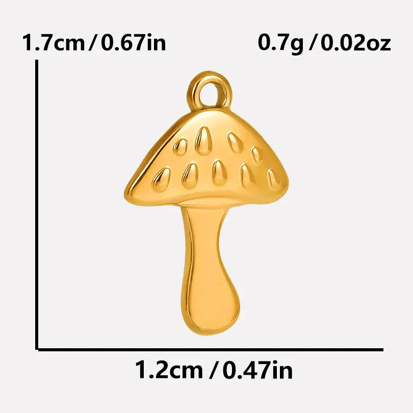 6pcs/Mix Classic Gold/Silver Color Heart Shaped Cross Irregular Shaped Pendant Stainless Steel Diy Women Necklace Accessories