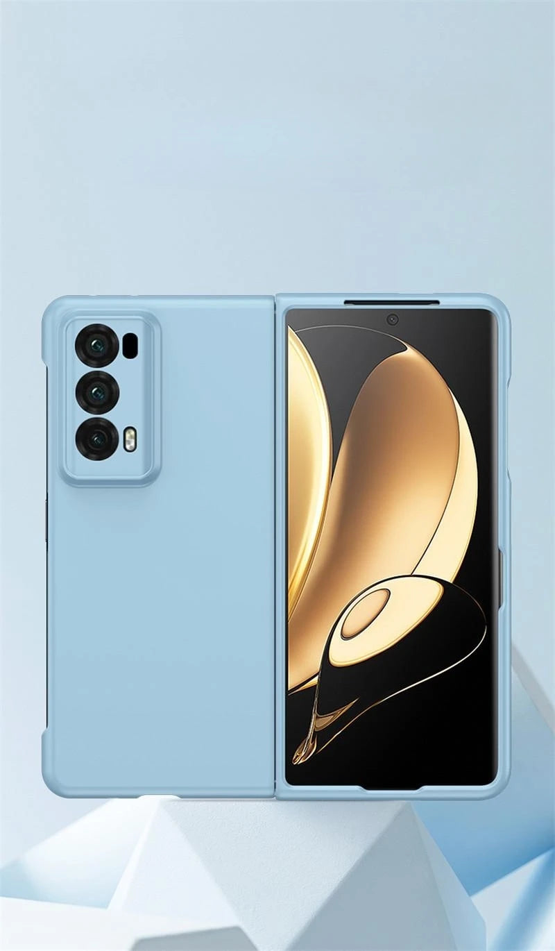PC Hard Shell Phone Case For Honor Magic V2 Solid Color Protective Cover
