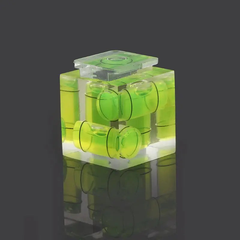 Triple 3 Hot Shoe Bubble Spirit Level for Camera Level Adapter Durable