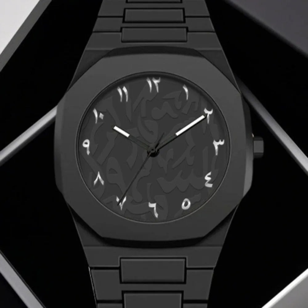 Arabic Dial Waterproof Watch Round Dial Plastic Strap Quartz Watch Exquisite Design Color Strap Business Watch Casual Wear