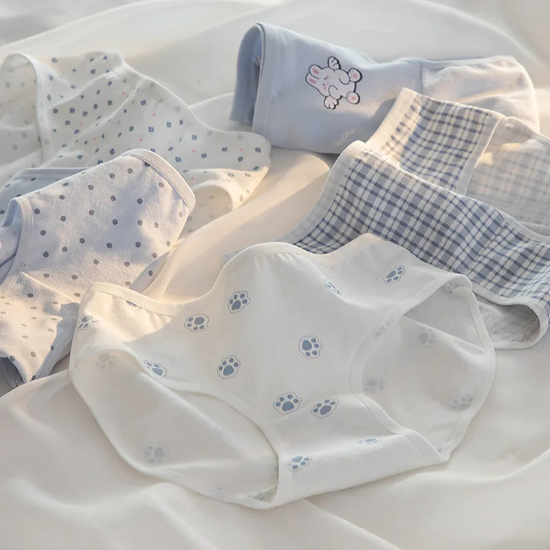 New Underwear Women Cute Rabbit Pattern Panties Girls Briefs Sexy Lingeries Cueca Calcinhas Cotton Shorts Underpants Cute Panty