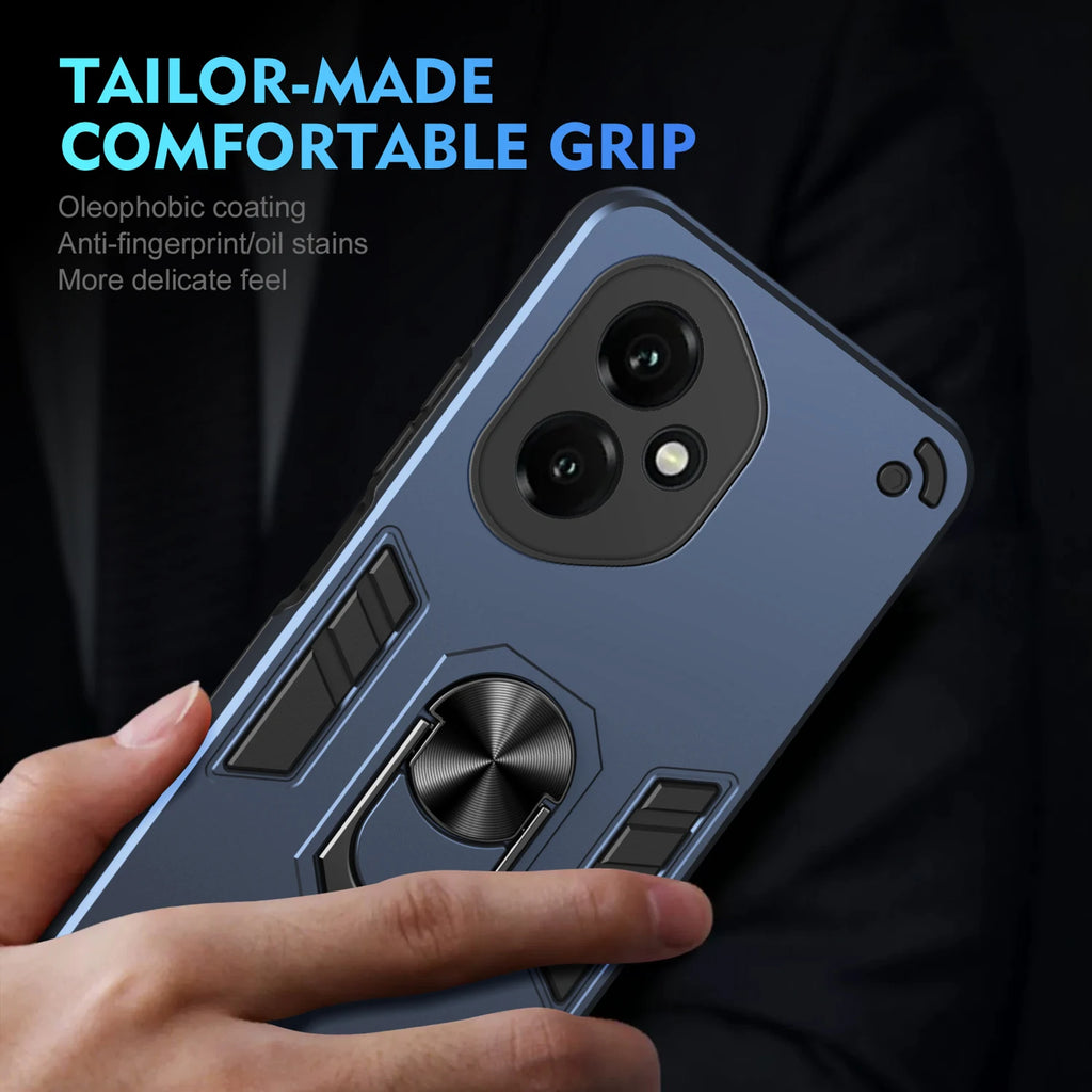 Military Armor Shockproof Case for Honor 400 Pro 400 Lite 5G Protective Cover Ring Stand Holder Fundas Coque