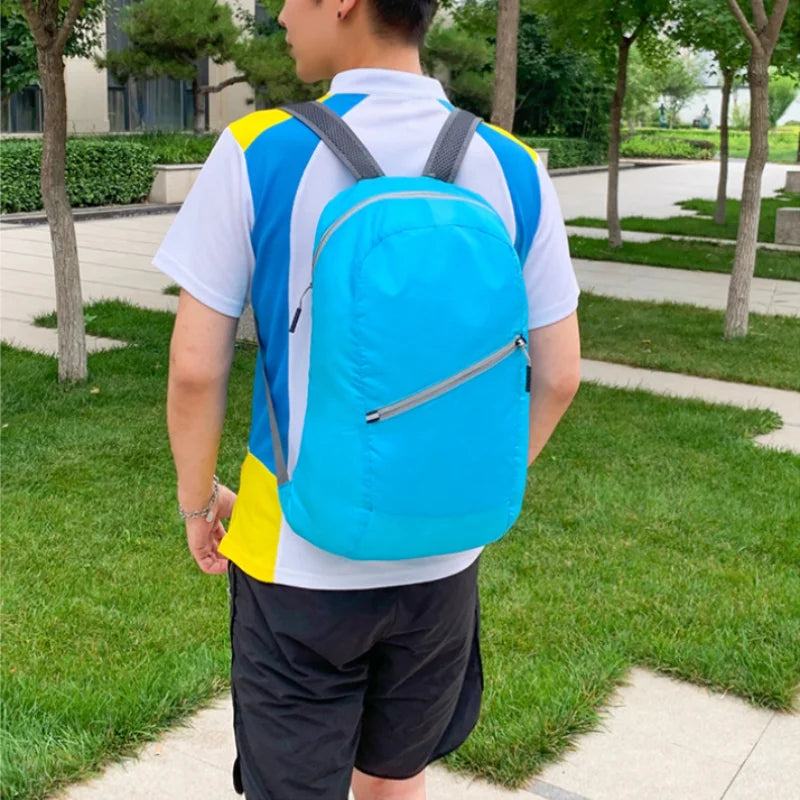 Portable Foldable Travel Backpack Light Sports Backpack Multifunctional Outdoor Mountaineering Bag Unisex Waterproof Backpack