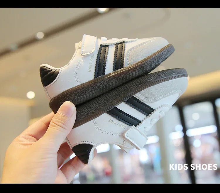 Children's Sneakers Boy Spring Autumn Causal Kid Running Walking Shoes Fashion Versatile Girls Tennis Shoes Soft Soled Hook Loop