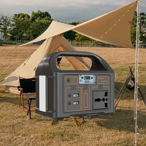 100W 76.8Wh Portable Power Station Solar Generator Outdoor Emergency Mobile 24000mAh LiFePO4 Power Bank For Camping Power LED