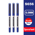Deli Sign Gel Pens Direct Liquid Ballpoint Tungsten Carbide Beads Pen For Writing School Office Stationery Supply