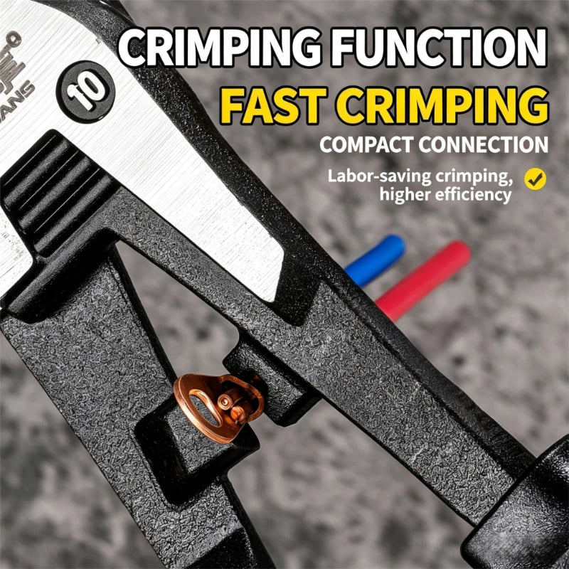 6/8/10 inch Cable Cutter Electrician Professional Wire Cable Cutter Stripper Pliers Hand Tool Cable Scissors Multifunctional