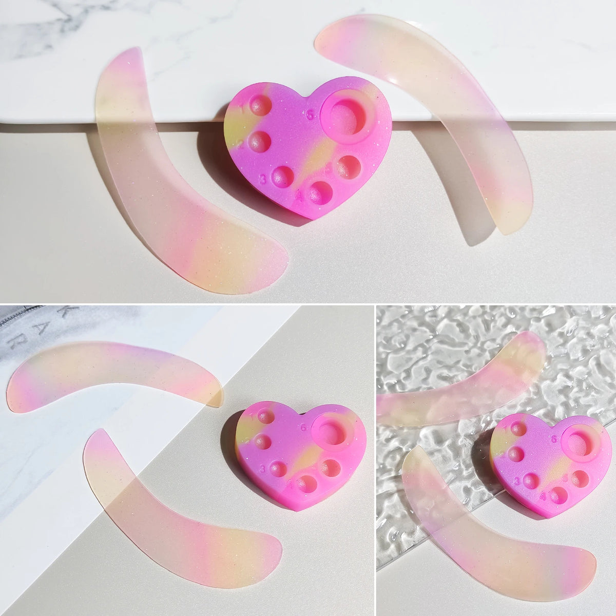 PERMANIA Nova Paleta de Pestanas Silicone Pestanas Rod Shield Pestanas Enrolador Pestanas Adesivo Lash Lift Pad Maquilhagem Ferramentas de Lifting de Pestanas