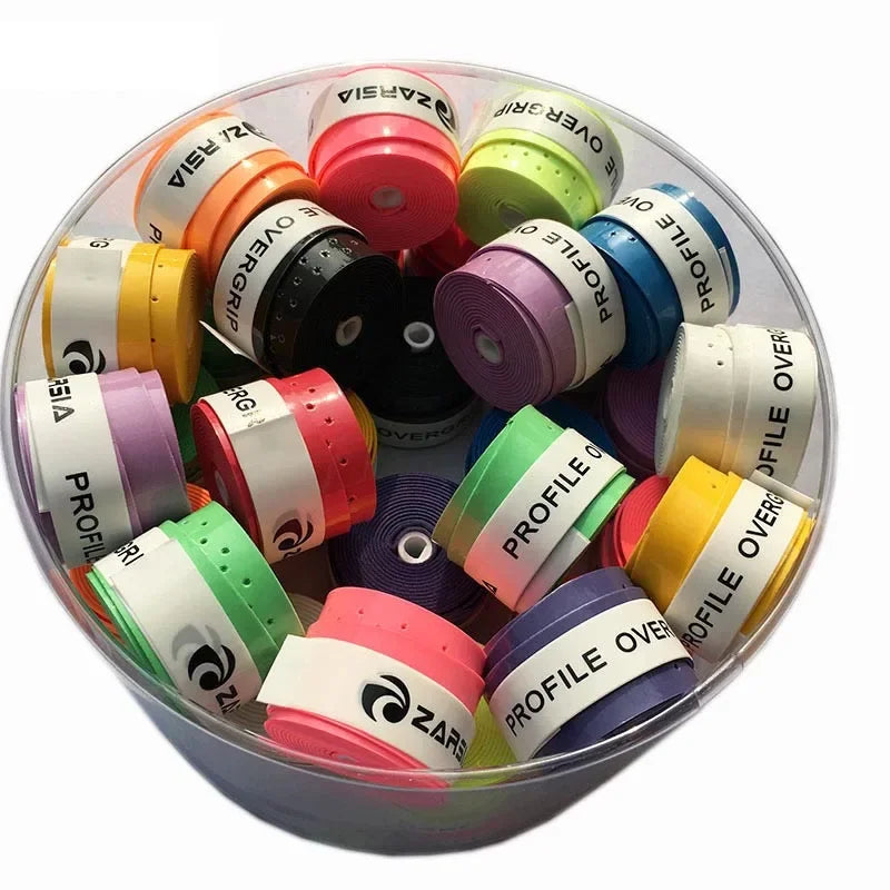 15PCS ZARSIA Laminated Perforated Tennis Overgrip Badminton Racket Sweatband Mesh Hand Glue Sticky Non-slip Fishing Rod Strap