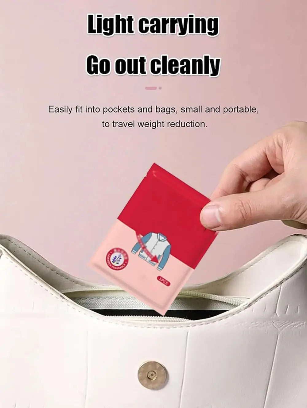 20pcs/bags Stain Removal Wet Wipes Multi Functional Non Washing For Down Cotton Leather Jacket Clothing Stain Removing Wet Wipes