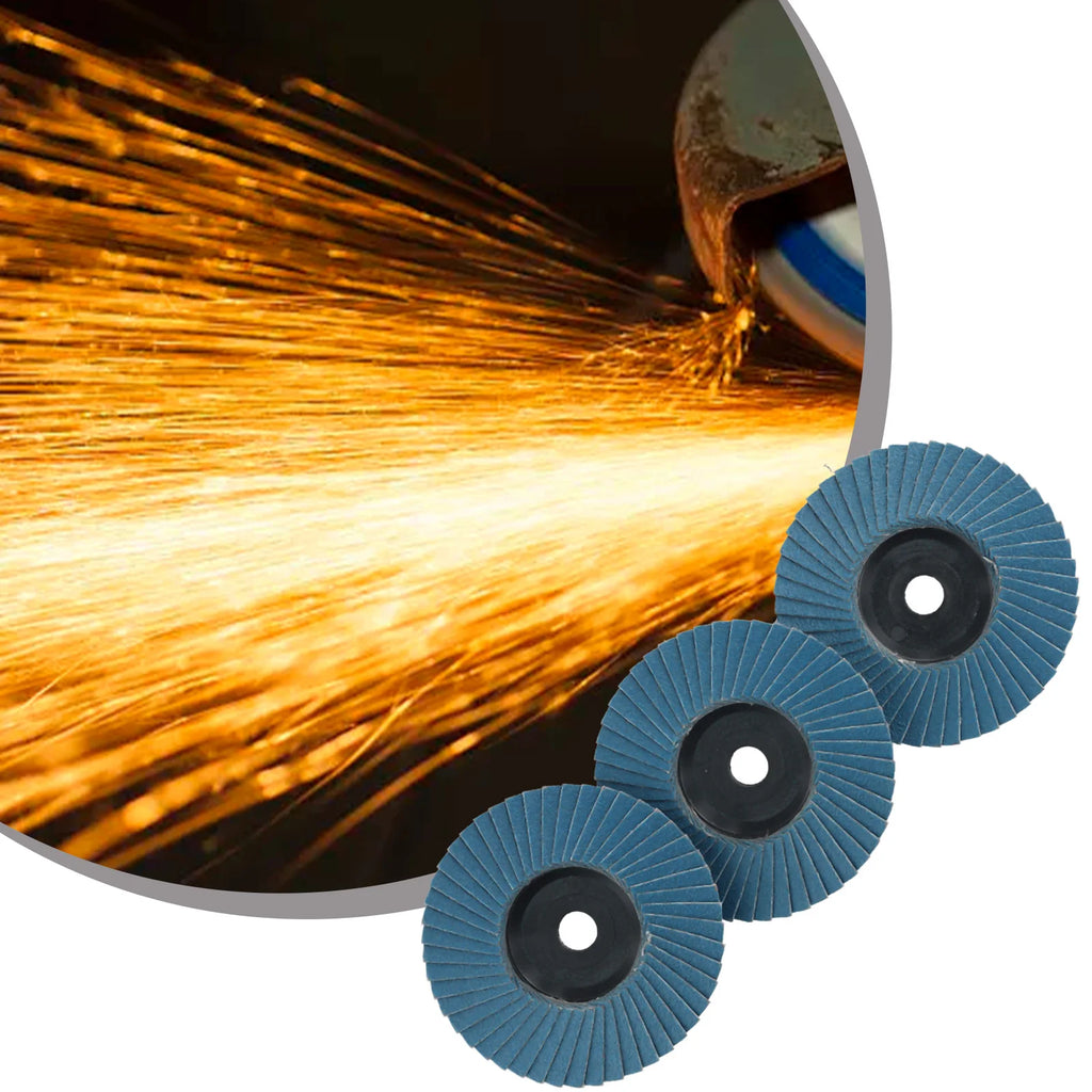3Pcs 3 Inch Flat Flap Discs 75mm Grinding Wheels Wood Cutting For Angle Grinder Discs Sanding Discs Grinding Wheels Blades