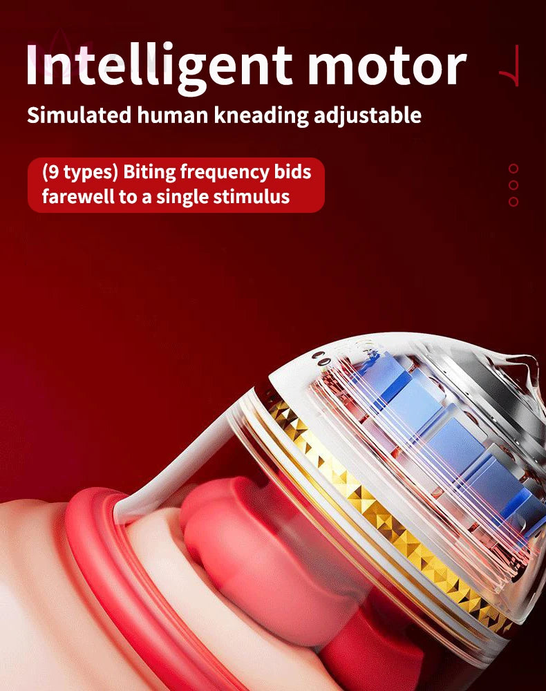 Big Mouth Breast Massage Female Masturbation Toy Nipple Licking Clitoral Stimulator Rose Sucking Vibrator for Sexual Pleasure