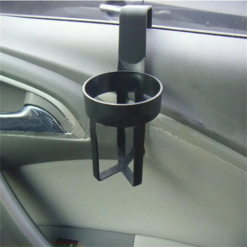 Car Drink Cup Holder Container Hook Window Door Mount Universal Durable Water Bottle Cup Stand for Auto Truck Interior Organizer