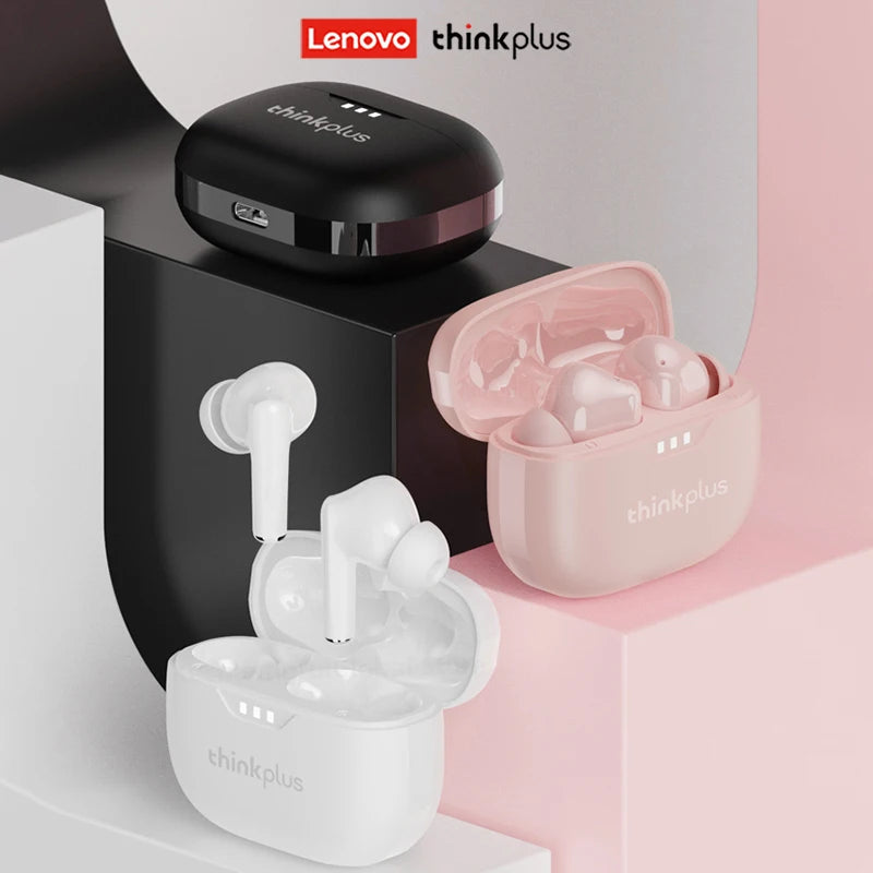 2026 Original Lenovo Earphone Wireless Bluetooth 5.3 Headphones HiFi Stereo Noise Reduction Sport Earbuds Touch Control New Gift