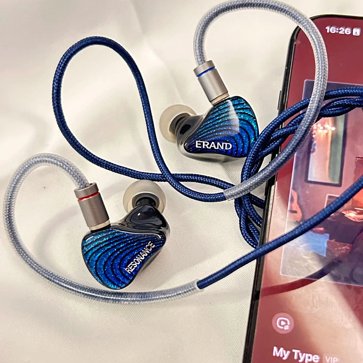 ERAND RESONANCE 5 2DD+2BA+1MP Hybrid IEMs 5-Way Crossover 5-Driver 106dB HIFI In-ear Monitor Earphones 3.5mm+4.4mm