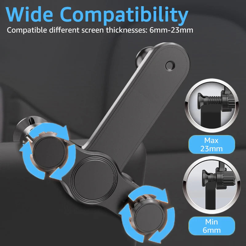 Acessórios de carro para suporte de telemóvel com cabeça esférica de 17 mm, base de montagem para ecrã da consola central do carro