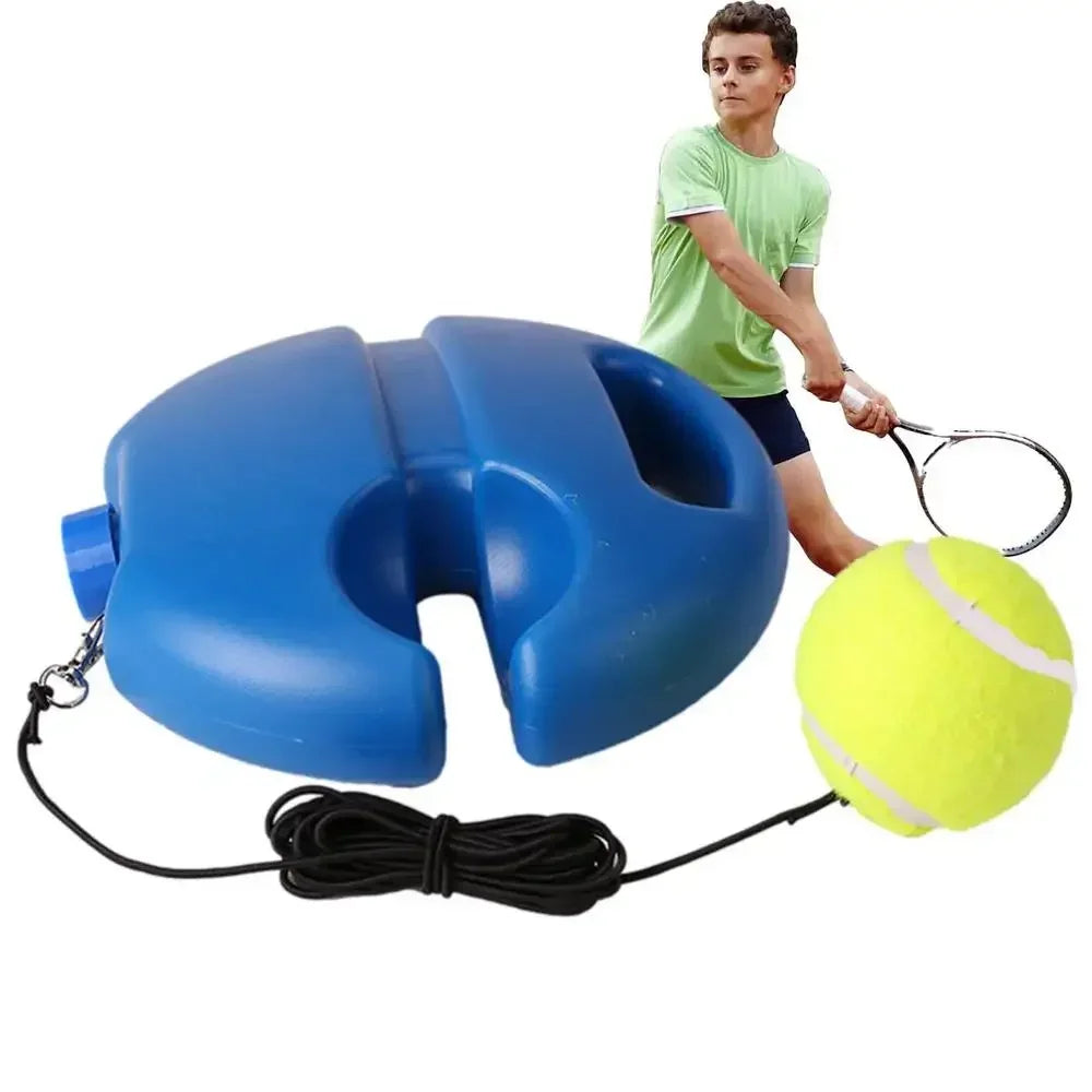 Tennis Trainer With 1Pc Tennis Ball For Beginner, Tennis Rebounder Set For Self Training, Auxiliary Training Equipment