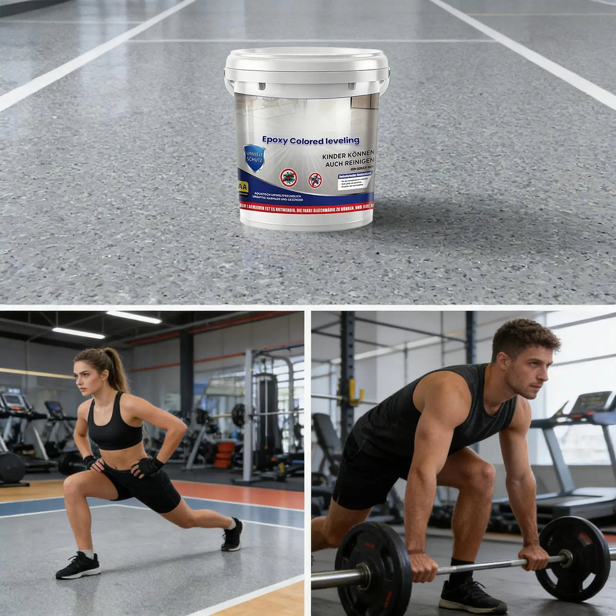 Epoxy Colored Sand Self Leveling Floor Paint Quick Drying Marble Cement Paint Durable Long-lasting Protection Wear Resistance