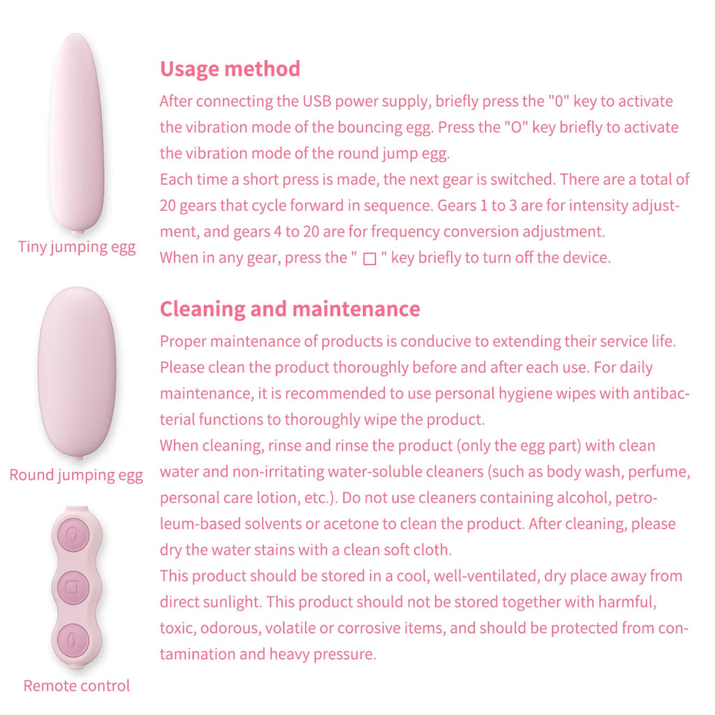 Jissbon Bullet Vibrator Double Egg Women Toy Vajina Vibration 20 Mode Clitoral G-Spot Stimulator Penetration Sexy Adult For Girl