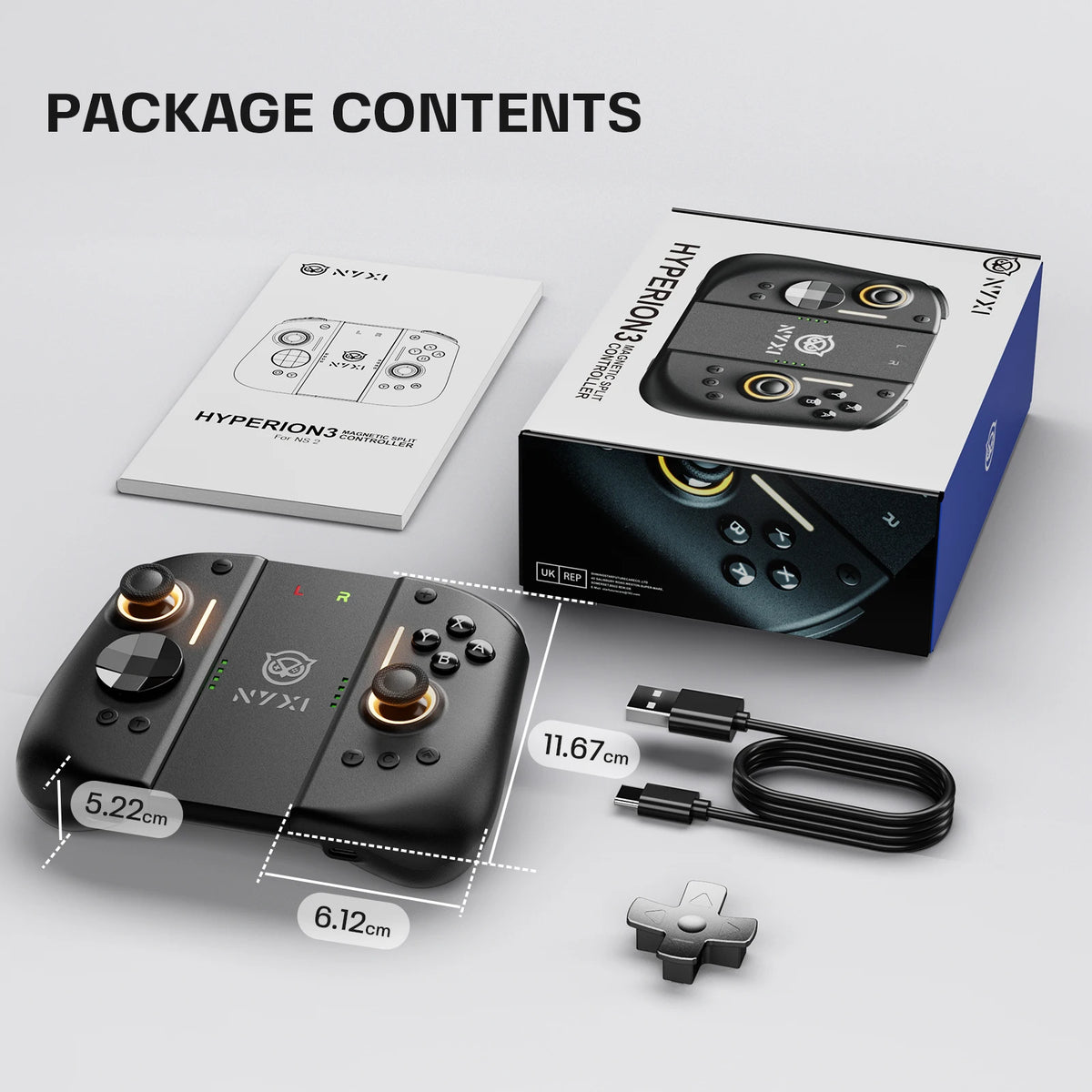 NYXI Hyperion 3 Wireless JoyPad for Switch 2