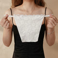 Summer Lace Strapless Collar Anti-slip Female False Collar Detachable Collar Cover for Low Neckline