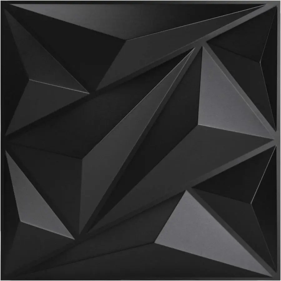 (pack of 12)Decorative 3D wall panel with diamond design, 30.48 cm x 30.48 cm