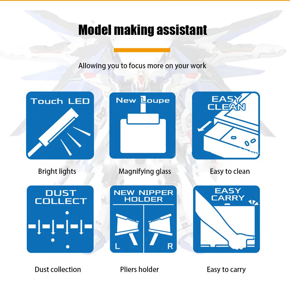 Professional Upward Committee Model Workbench Edition 2.0 for Cutting Grinding Assembly And Model Making