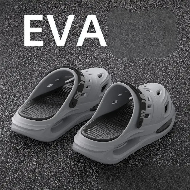 2026 Men's And Women's Cave Shoes Fashion Breathable Sandals With Removable Insoles Non-slip Cushioned Thickened Soft Slippers