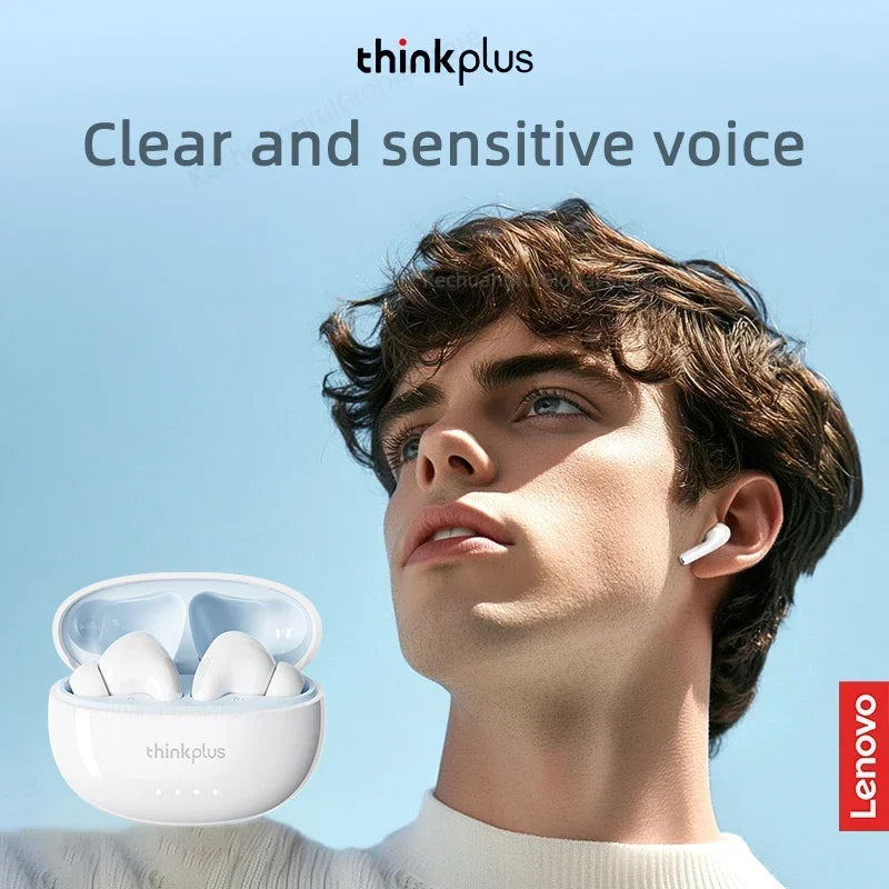 Lenovo LP5 PRO Wireless Bluetooth 5.4 Earphones TWS HiFi Sound Gaming Earbuds Sport Headset Long Standby Touch Contol with Mic