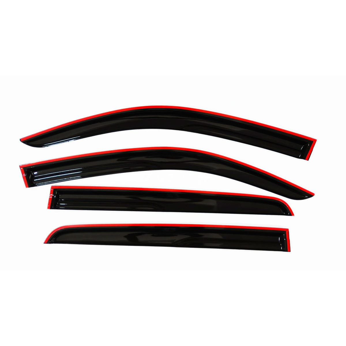 AIBAP 4pcs Car Windows Visor for Toyota Hilux 2015-2025 Revo Double Cab Window Visors Rain Guards Rain Guard Sun Rain Visors