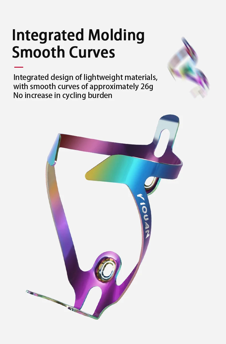 Aluminum Alloy Bicycle Bottle Cage Colorful Road Mountain Bike Bottle Holder Ultralight MTB Waterbottle Holder Bike Parts