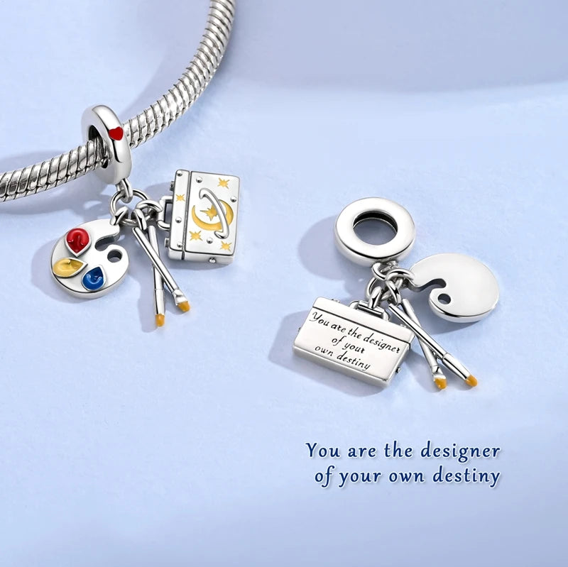 New Original Charm Beads 925 Sterling Silver Butterfly Hot Air Balloon Dangle For Bracelet Women Girl Fine DIY Jewelry Gift