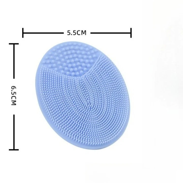 Soft Silicone Face Brush Cleanser and Massager Manual Facial Cleansing Brush Exfoliating Silicone Face Scrubber for Women Man