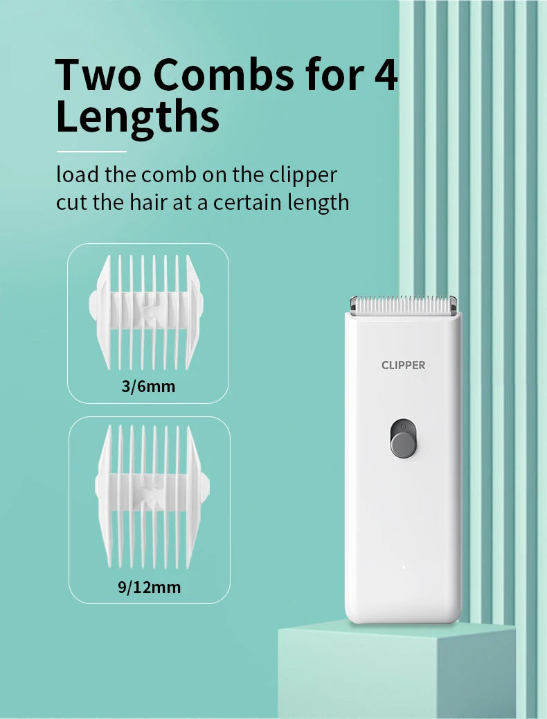 Pet Hair Clippers for Cats Dogs, Low Noise Waterproof Wireless Grooming Trimmers for Pet Salon, Optional Replacement Blades