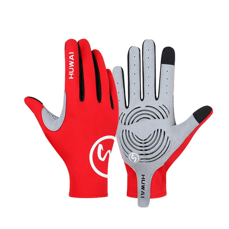 Cycling Gloves Full Finger Touch Screen Anti-Slip Breathable MTB Road Bike Bicycle Gloves for Men Women Gym Fishing Sports