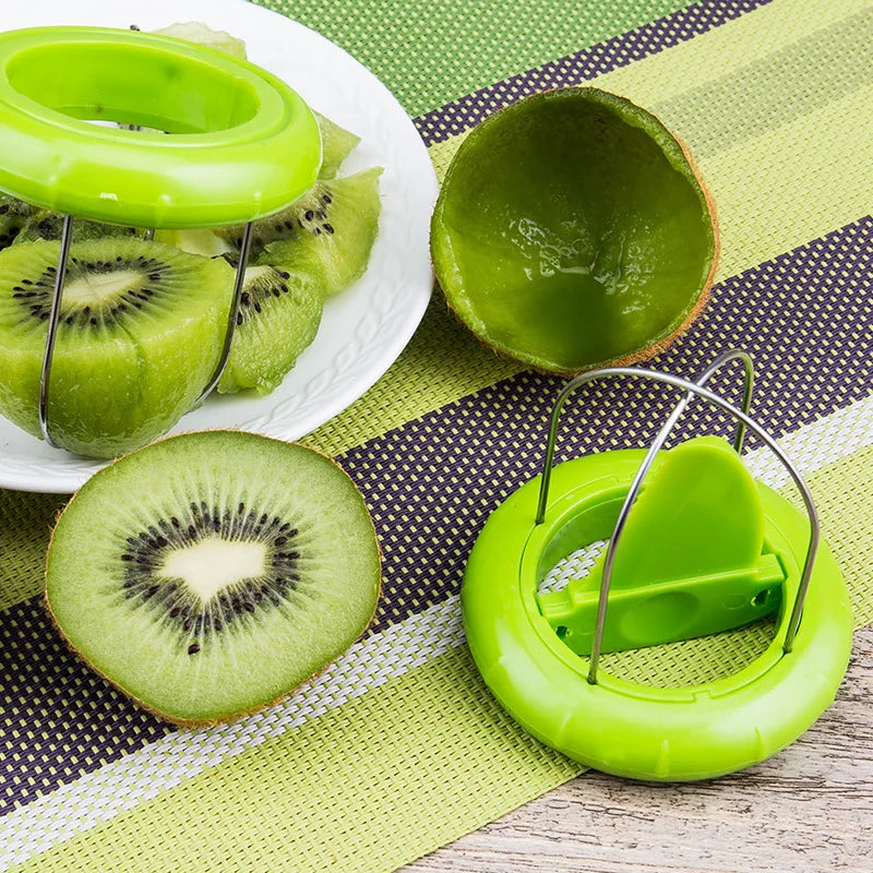 Kitchen Gadgets and Accessories Detachable Kiwi Cutter Kitchen Creative Fruit Peeler Salad Cooking Tools Lemon Peeling Gadgets