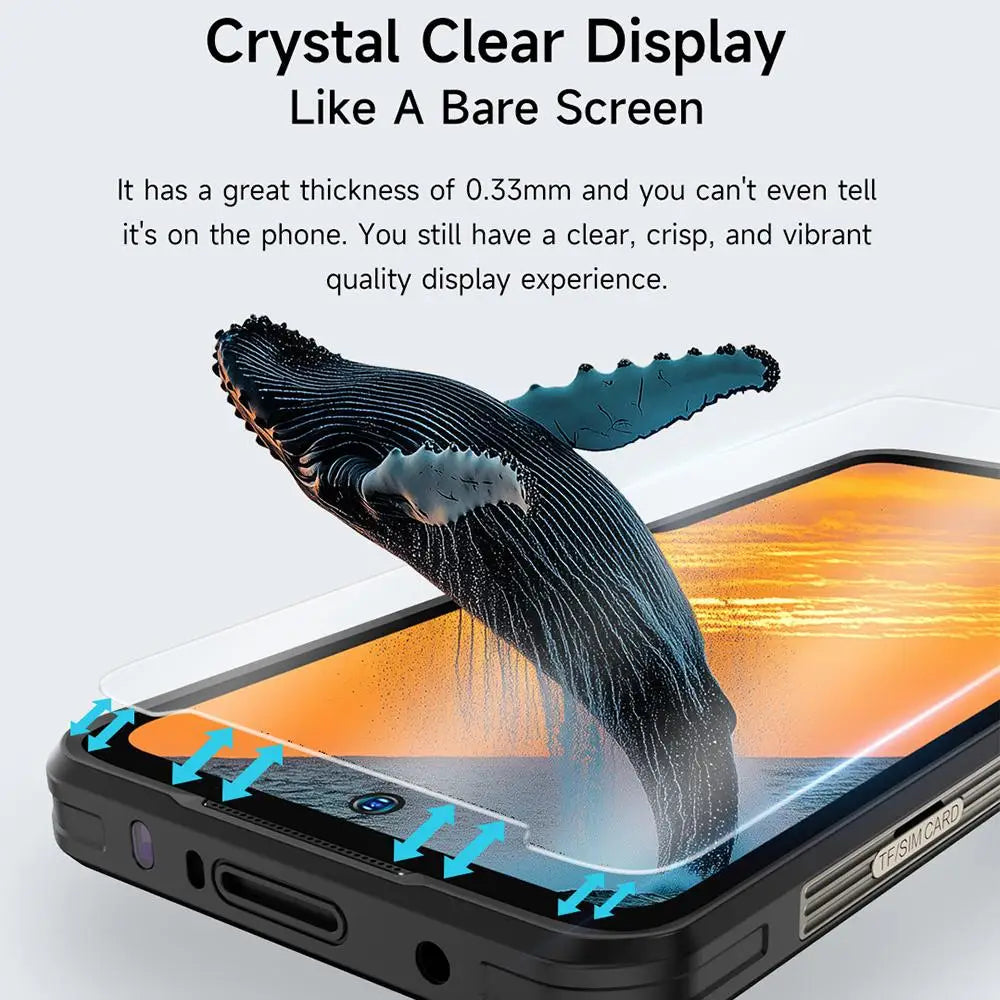 For Ulefone Armor 28 Ultra / Armor 28 Pro 2pcs / Pack Ulefone 9H HD Anti Fingerprint Tempered Glass Screen Protector