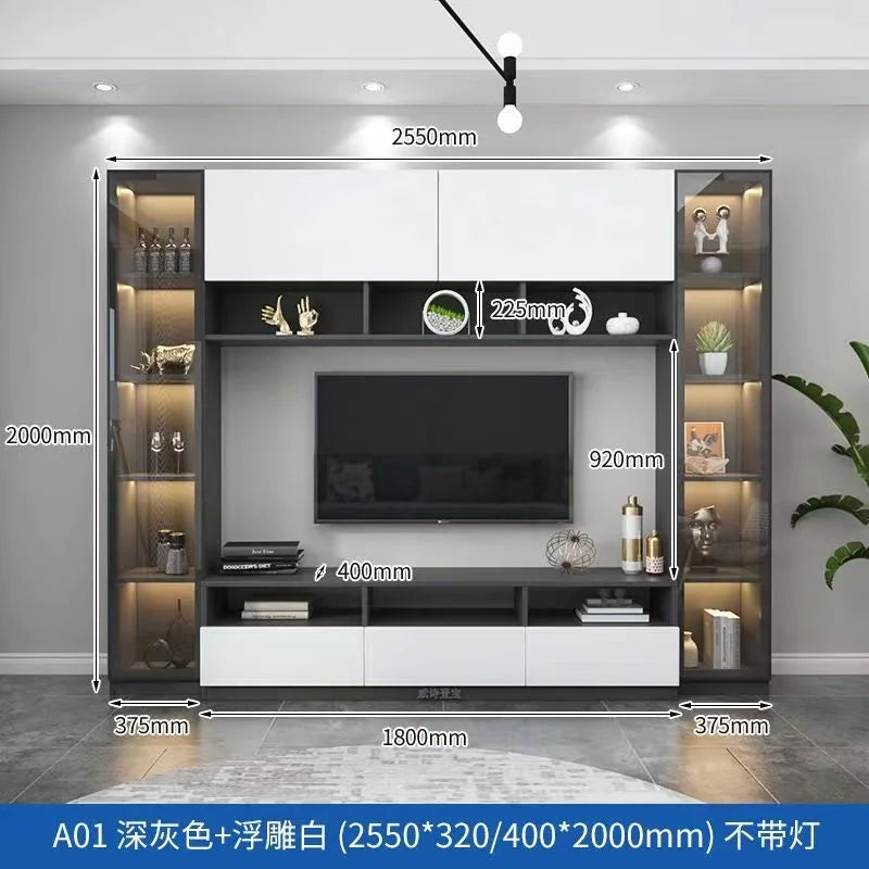 TV table cabinet TV cabinet simple and modern integration
