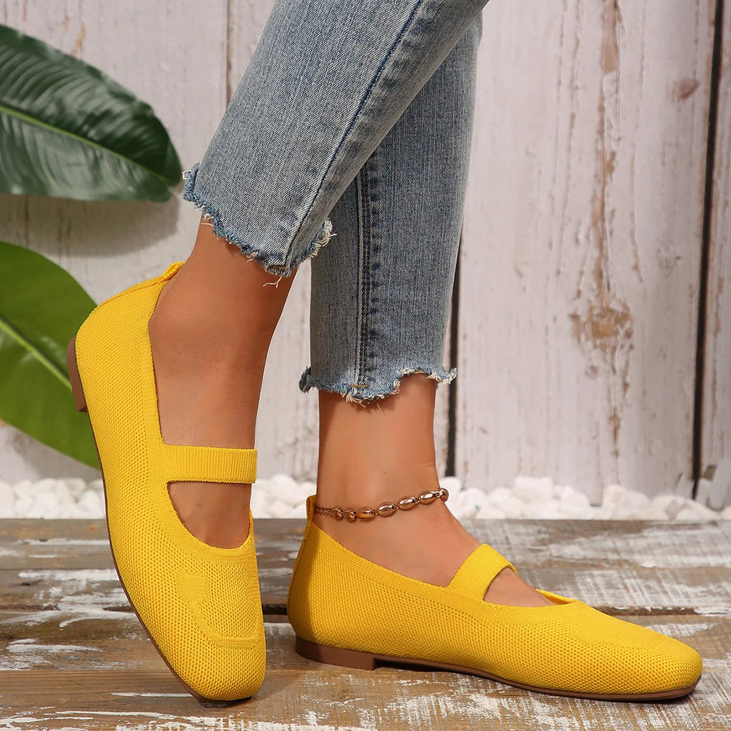 2026 New Fashionable Comfortable Mesh Flat Loafers Retro Breathable Casual Women Lightweight Shallow Shoes Zapatos De Mujer