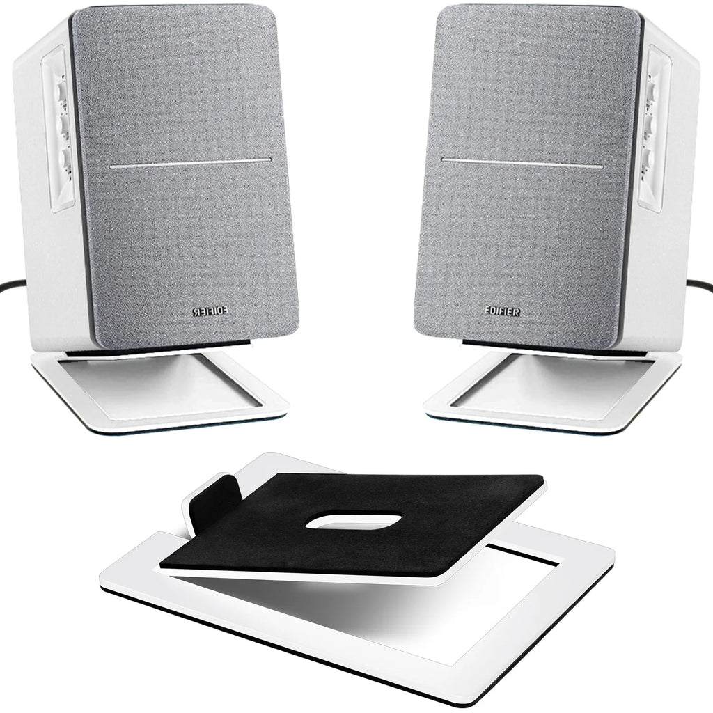 Speaker Support Base Is Made of Carbon Steel For Tabletop Speaker Bottom Stand with Shock Absorption and Enhanced Sound Quality