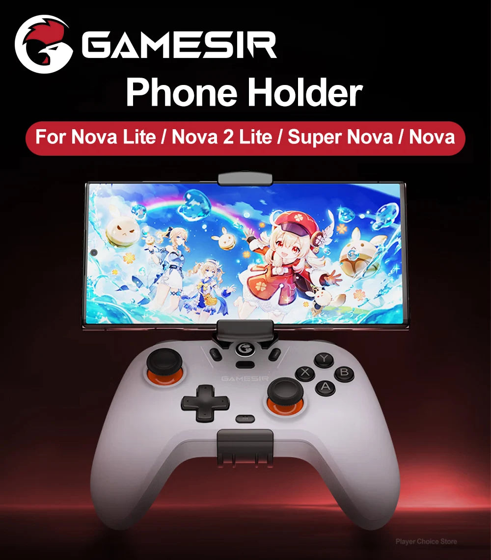 GameSir Gamepad Mobile Phone Clip Stand for Nova Lite Nova 2 Lite Super Nova Controle Foldable Design Fit Width 75-102mm