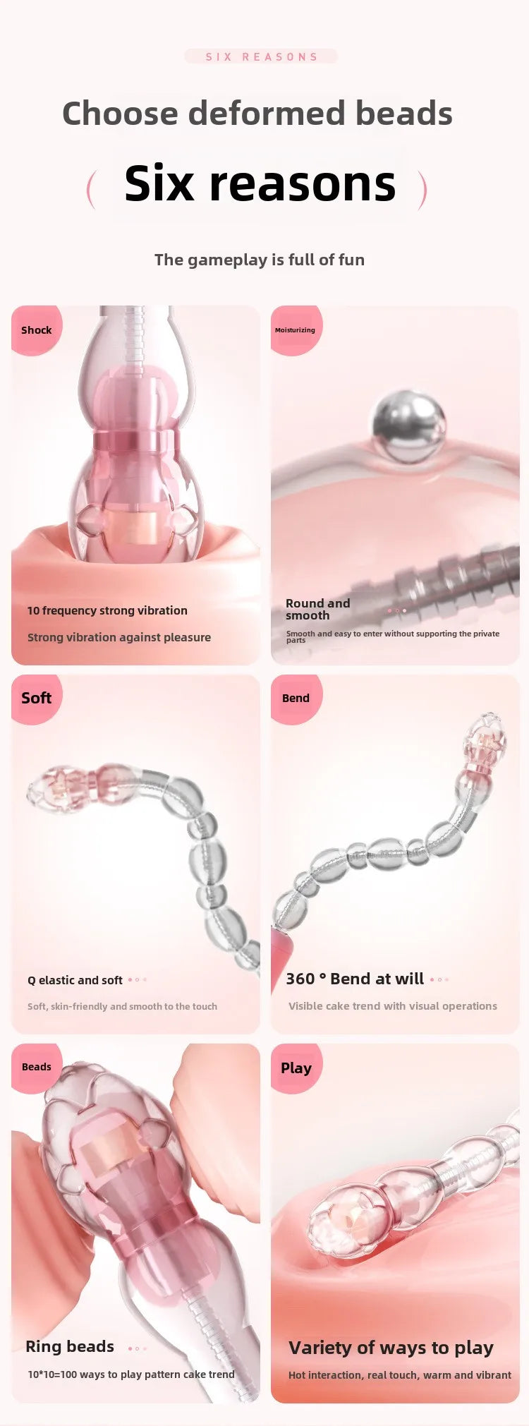 Electric Anal Plug Prostate Massager Anal Pull Beads Ass Vibrator Dildo G-Spot  Vaginal Stimulator Male Female Masturbator