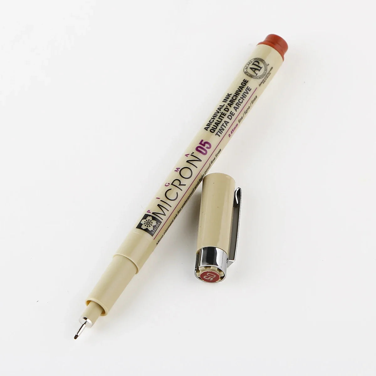 1pcs SAKURA Micron Pen 0.25mm 0.45mm Liner Marker Pen Watercolor Markers for Professional Drawing Sketch Manga Art Supplies